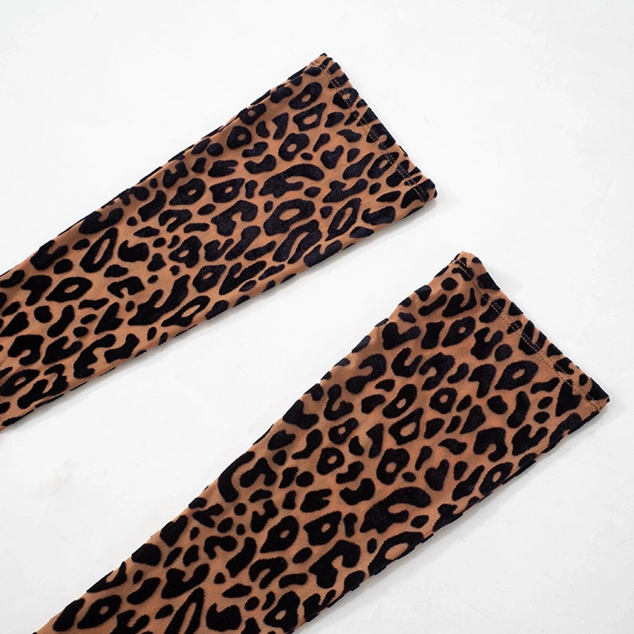 Women's Masquerade Streetwear Leopard Jumpsuits Jumpsuits