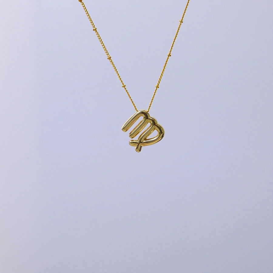 Jewelry IG Style Classic Style Commute Constellation 304 Stainless Steel 18K Gold Plated Pendant Necklace