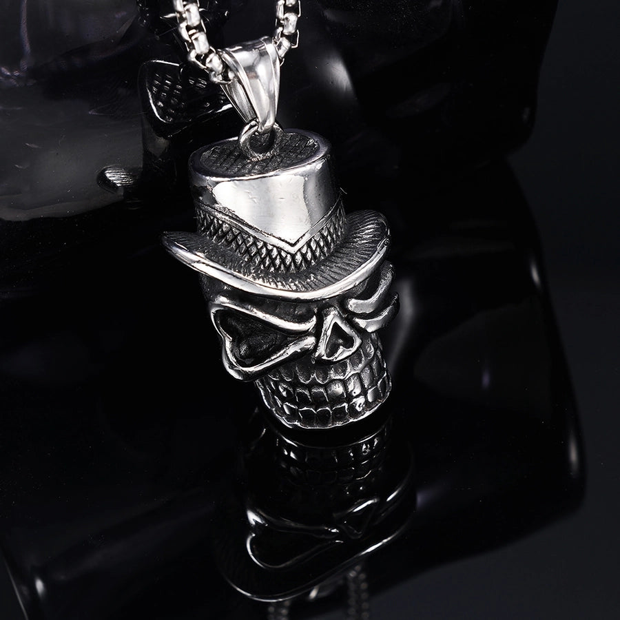 Hip-Hop Retro Skull 304 Stainless Steel Unisex