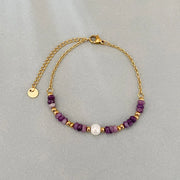 Amethyst Abacus Beads