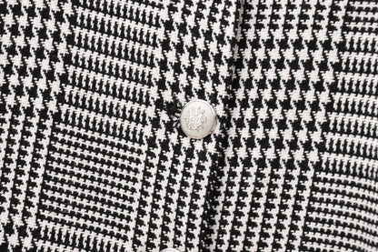 Women's Blazer Long Sleeve Blazers Button Elegant Color Block