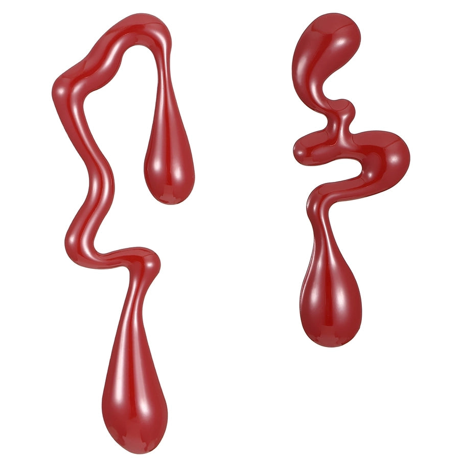 1 Pair Classic Style Geometric Plating Alloy Resin Iron Drop Earrings Ear Studs