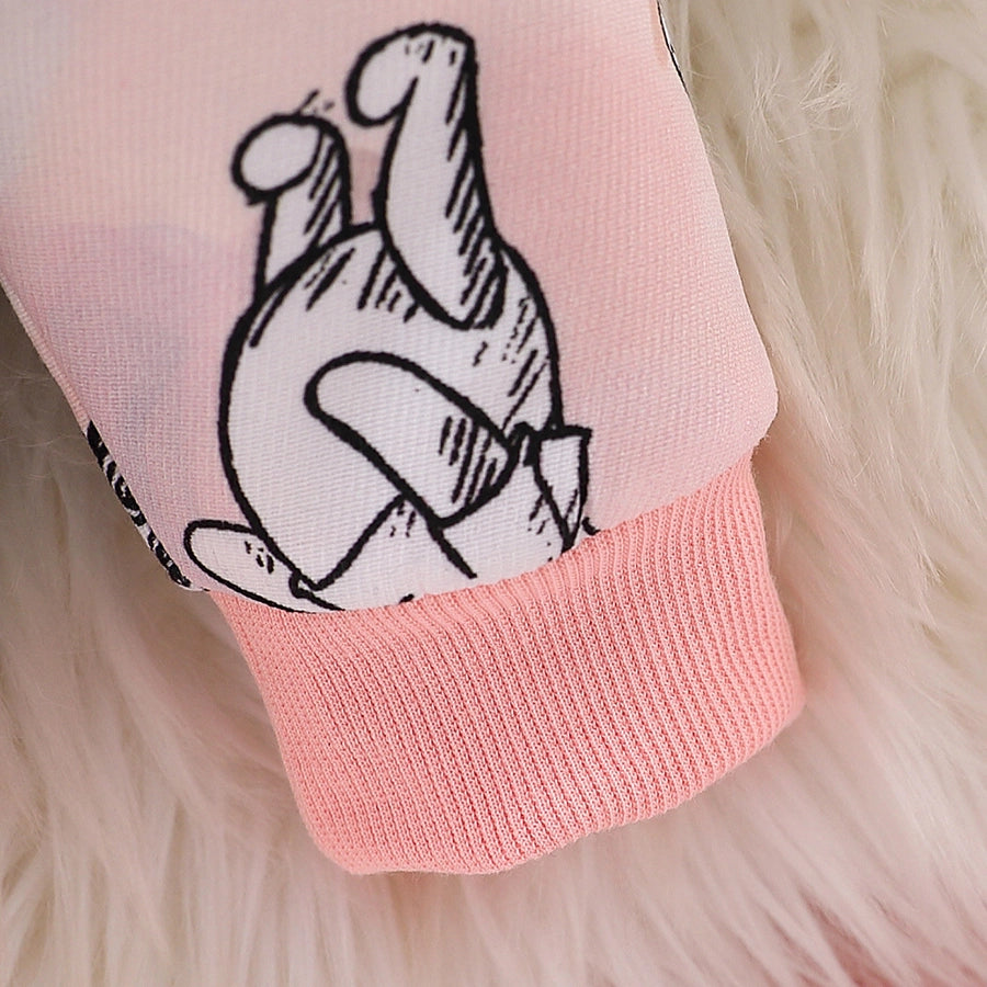Cute Cartoon Polyester Girls Outerwear