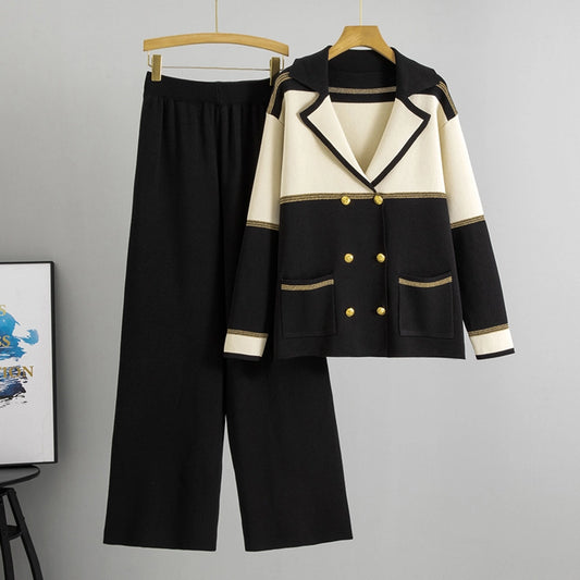 Holiday Daily Women's Vacation Simple Style Color Block Polyester Pants Sets Pants Sets