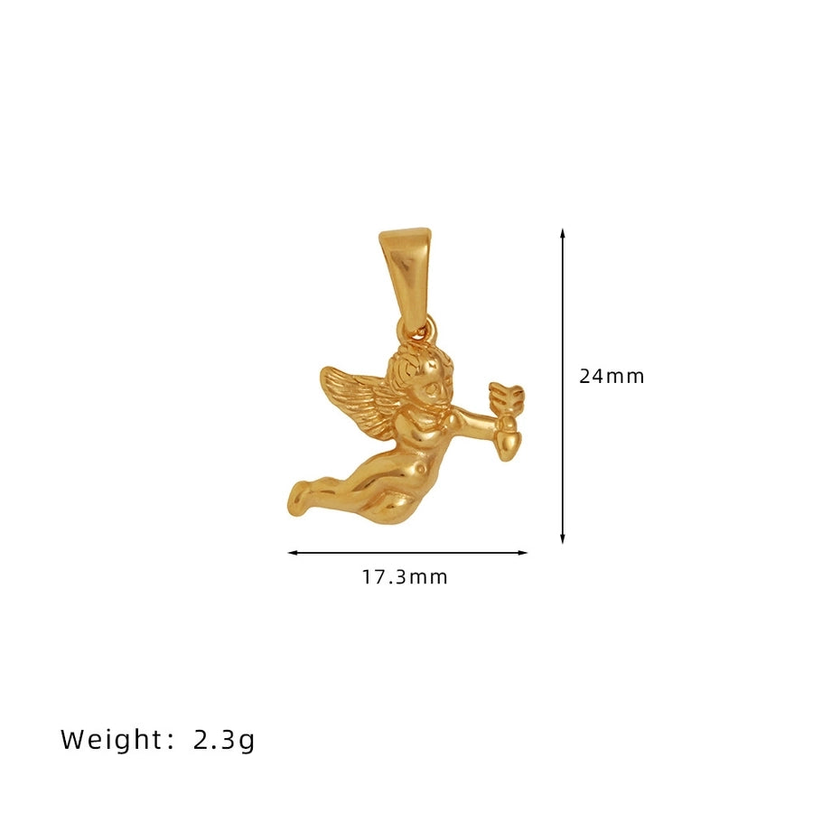 1 Piece Titanium Steel Sun Star Heart Shape Pendant