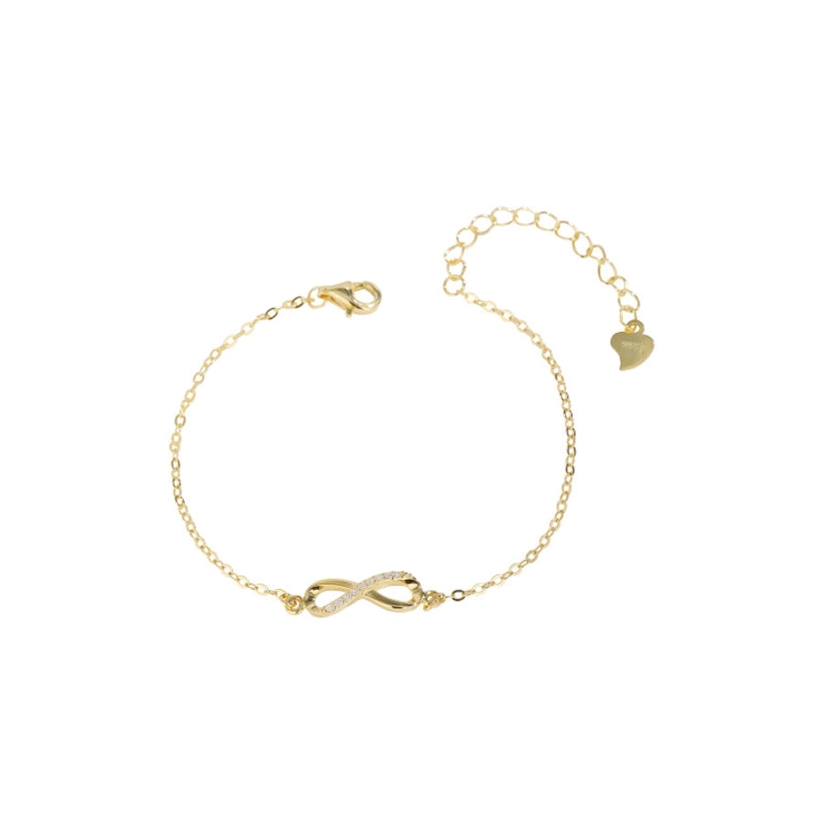 925 Sterling Silver cable chain Bracelets Simple Style