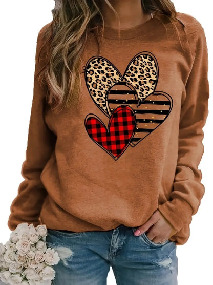 Hoodies & Sweatshirts Long Sleeve Vacation Simple Style Animal