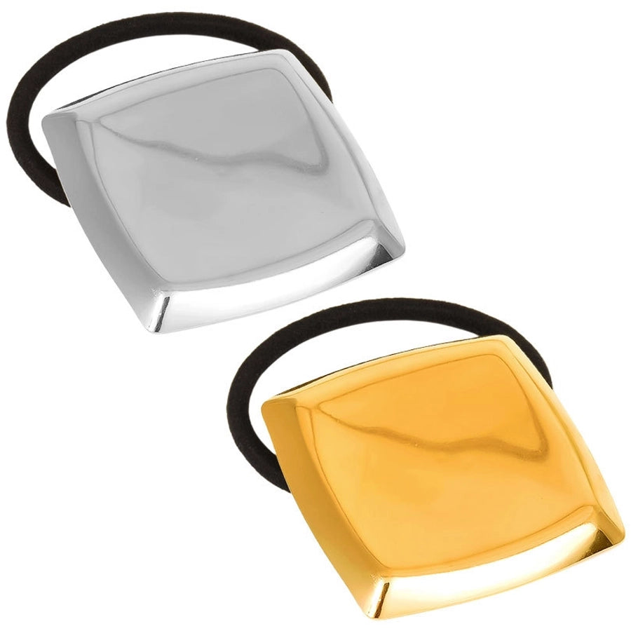 Women's Simple Style Geometric 304 Stainless Steel Plating Hair Tie