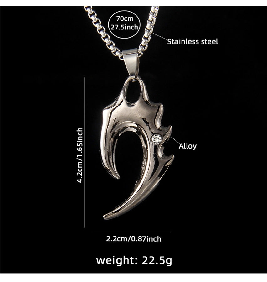 Hip-Hop Rock Geometric 201 Stainless Steel Alloy Plating Unisex Pendant Necklace