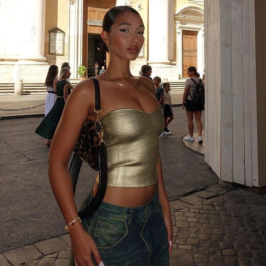 Women's Camisole Tank Tops Streetwear Solid Color