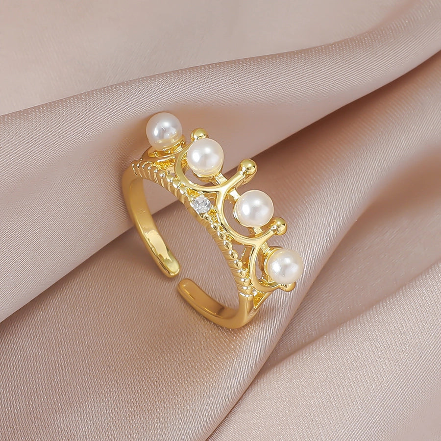 Elegant Simple Style Geometric Alloy Adults Rings