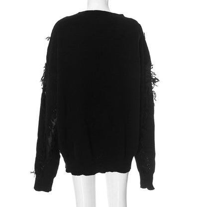 Women's Sweater Long Sleeve Sweaters & Cardigans Streetwear Solid Color