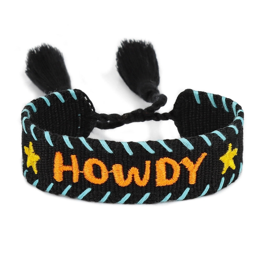 Cute Sweet Letter Cord Woven Chain String Bracelets