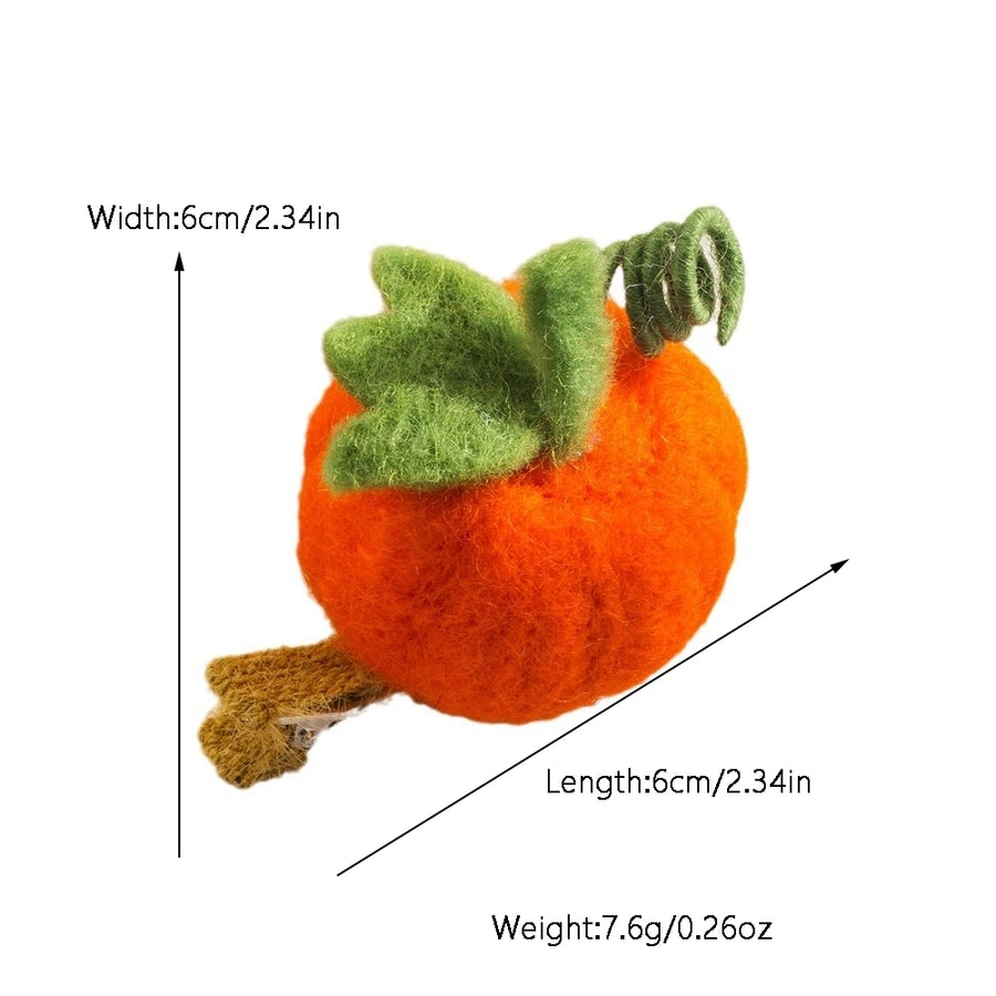 Children Unisex Cute Animal Star Cherry Cashmere Hair Clip