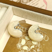 C-shaped Jelly Milky White