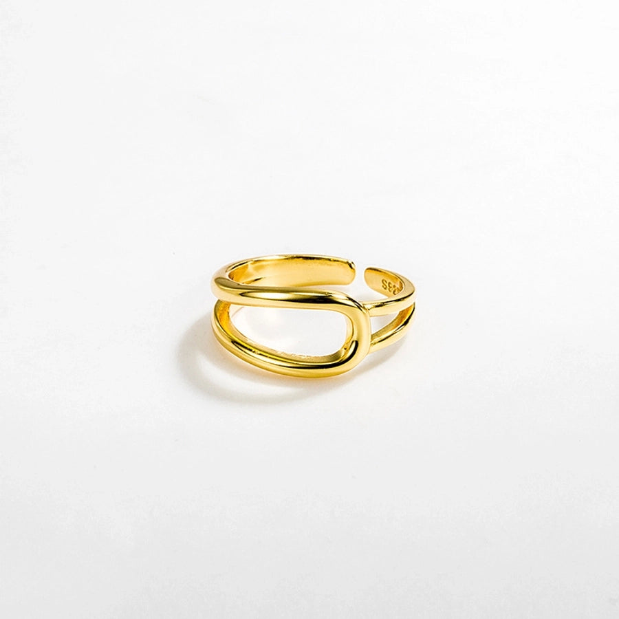 925 Sterling Silver Geometric Rings