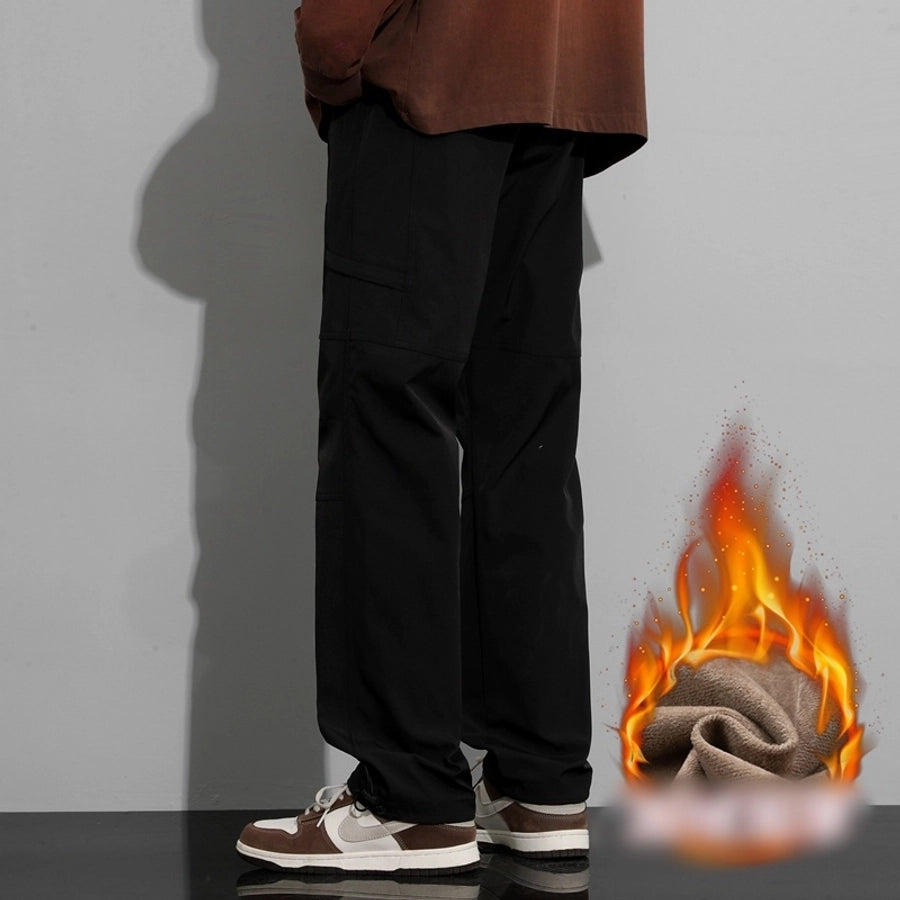 Men's Solid Color Casual Loose Men's Bottoms