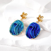 3. Blue Rounded Texture (Flower Nail)