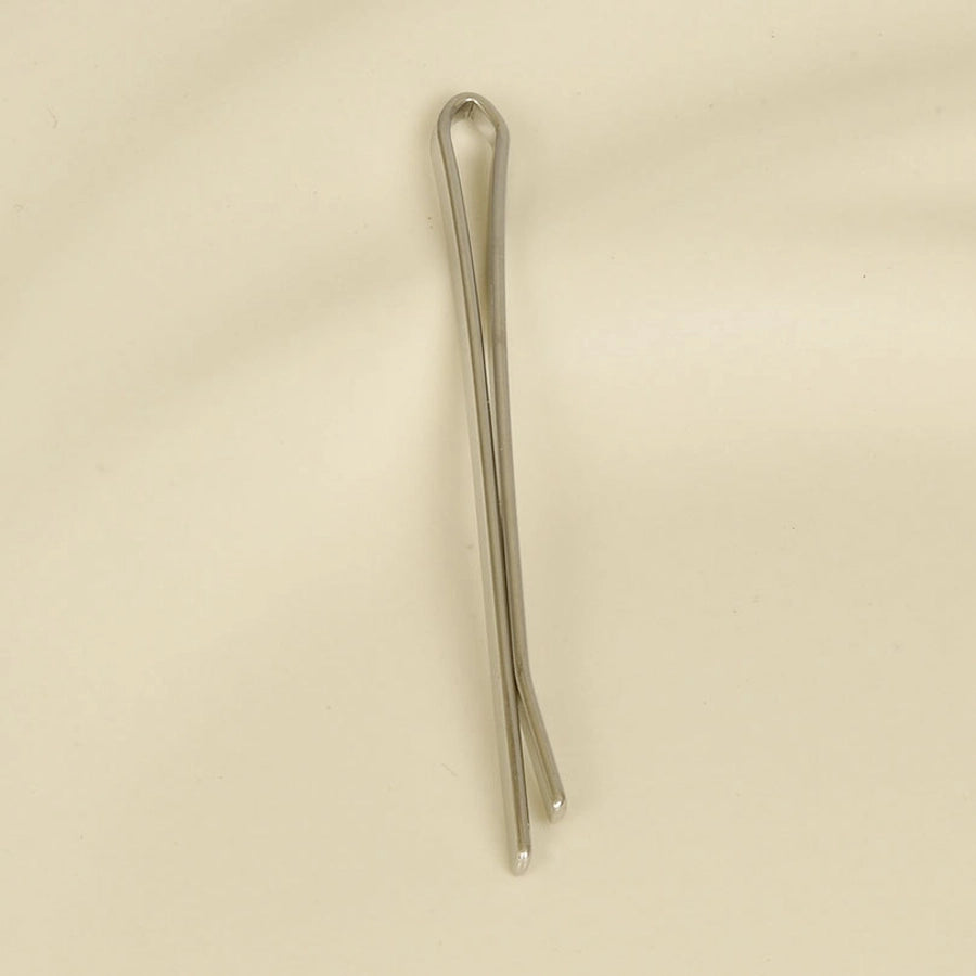 Women's Sweet Geometric 304 Stainless Steel Plating Hair Clip