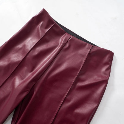 Women's Daily Streetwear Solid Color Full Length Flared Pants