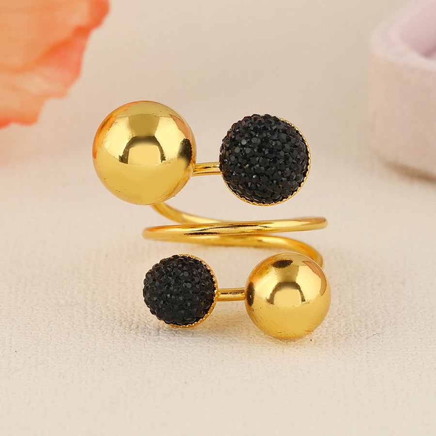 Elegant Geometric Alloy Women's Rings
