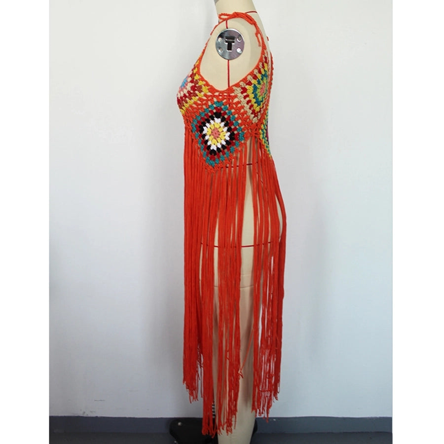 women's bohemian geometric cover ups