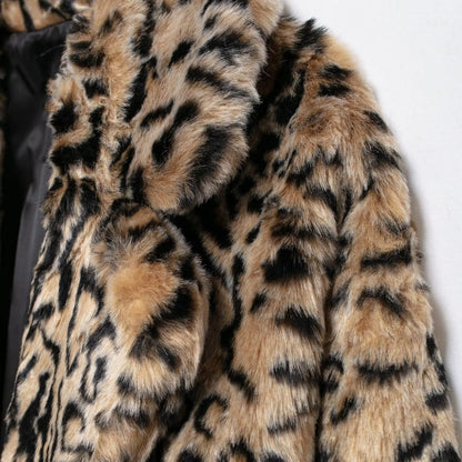 Women's Casual Luxurious Leopard Coat