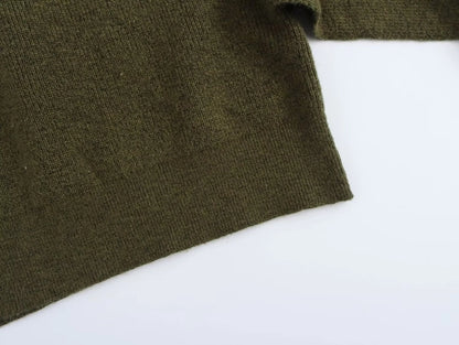 Women's Knitwear Long Sleeve Sweaters & Cardigans Casual Solid Color