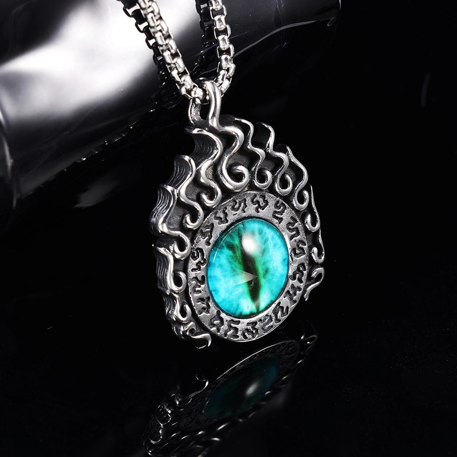 Hip-Hop Retro Eye 304 Stainless Steel Unisex