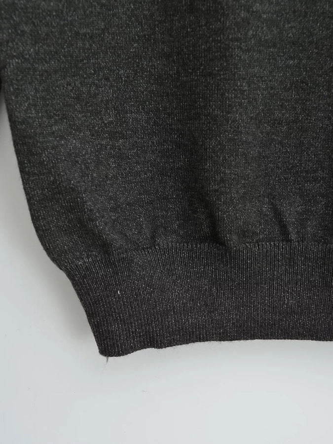 Women's Sweater Long Sleeve Sweaters & Cardigans Vacation Simple Style Solid Color