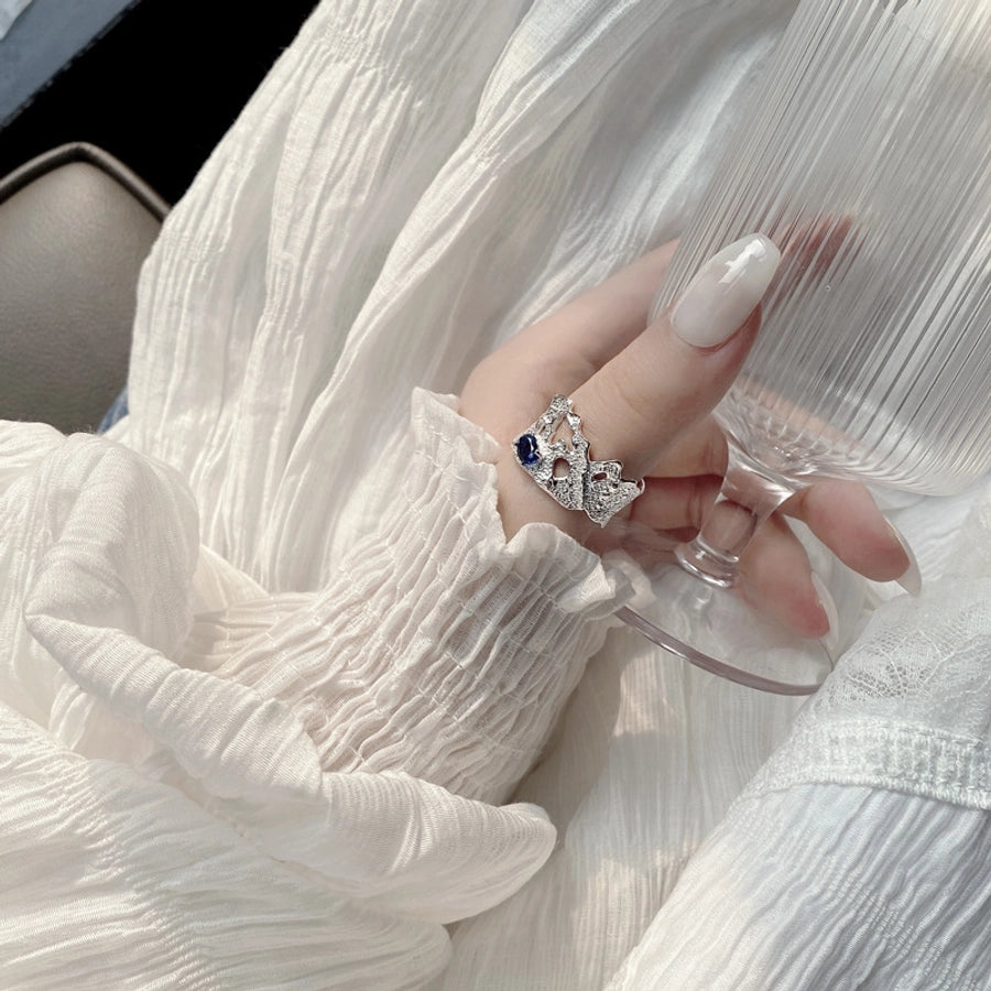 925 Sterling Silver Geometric Rings