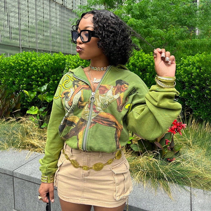 Hoodies & Sweatshirts Long Sleeve Streetwear Color Block