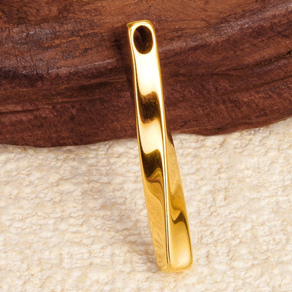 1 Piece 304 Stainless Steel 18K Gold Plated Geometric Pendant