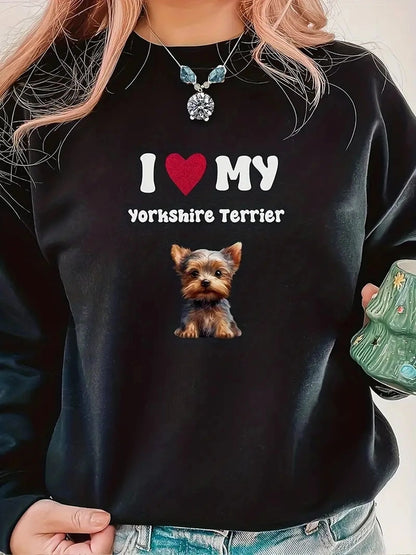 Hoodies & Sweatshirts Long Sleeve Vacation Simple Style Animal