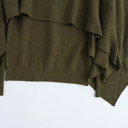 Women's Knitwear Long Sleeve Sweaters & Cardigans Casual Solid Color