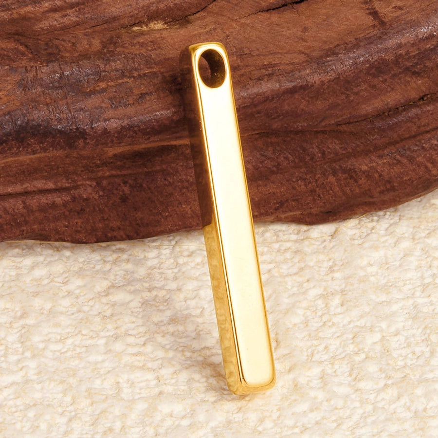 1 Piece 304 Stainless Steel 18K Gold Plated Geometric Pendant