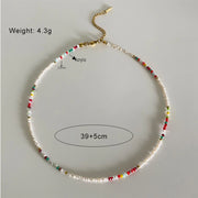 White Beaded