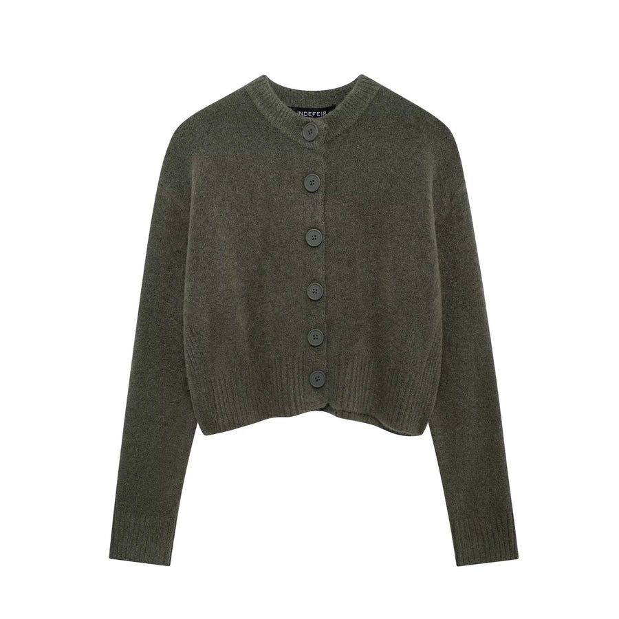 Women's Cardigan Long Sleeve Sweaters & Cardigans Vacation Simple Style Solid Color