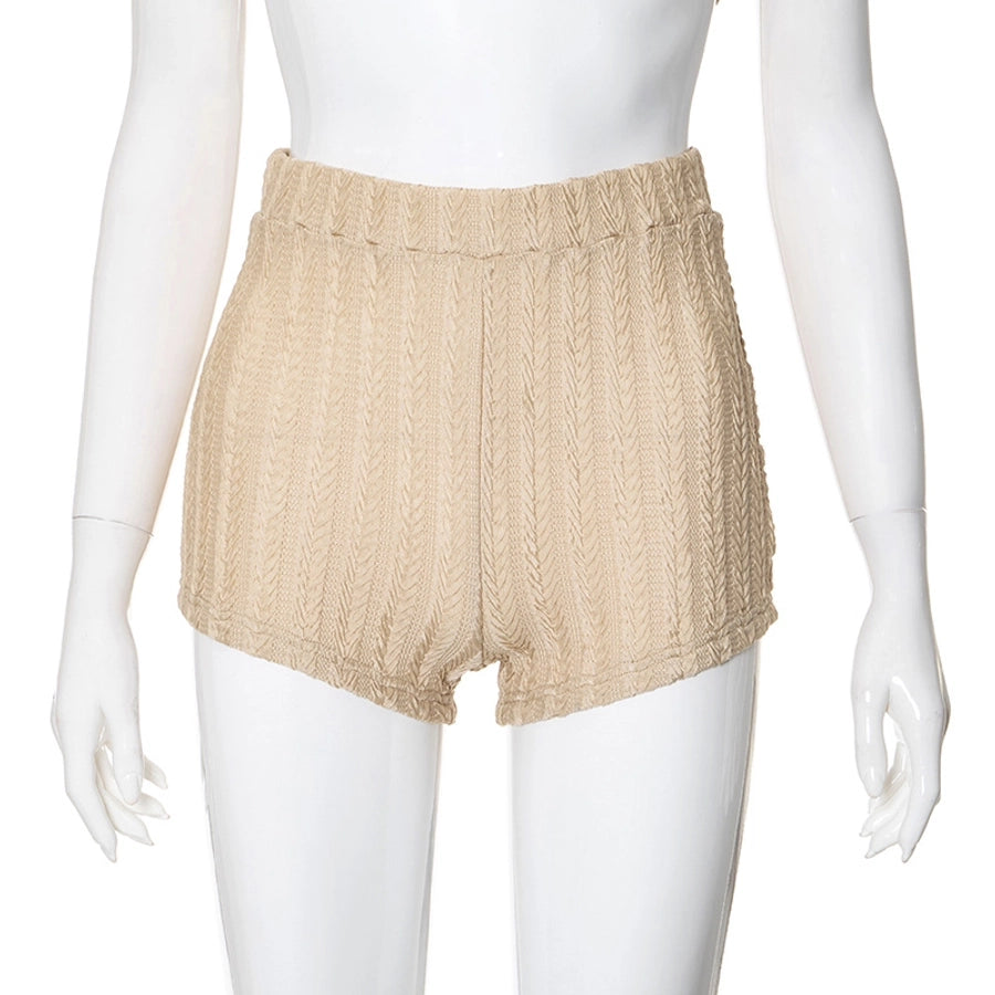 Daily Women's Sexy Solid Color Spandex Polyester Shorts Sets Shorts Sets