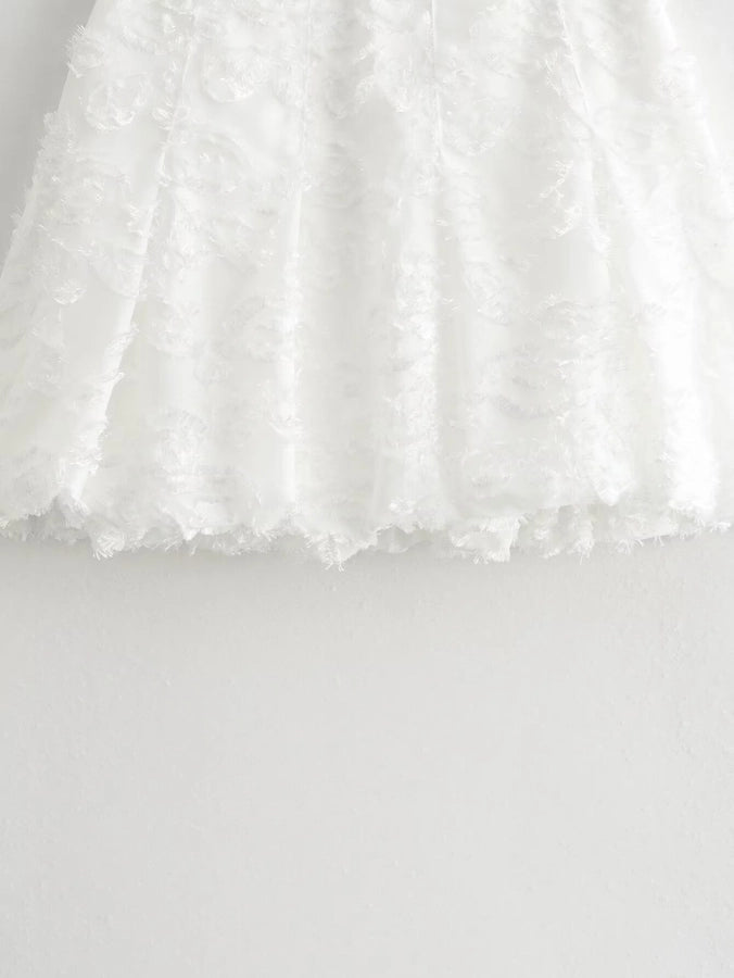 Summer Casual Solid Color Polyester Above Knee Skirts