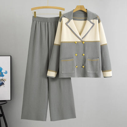 Holiday Daily Women's Vacation Simple Style Color Block Polyester Pants Sets Pants Sets