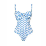 Blue One-Piece Swimsuit