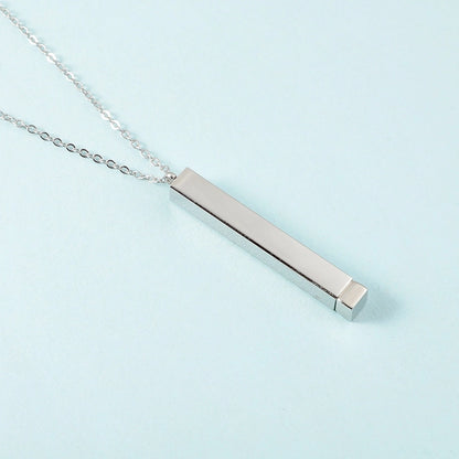 Jewelry Streetwear U Shape 304 Stainless Steel 18K Gold Plated Pendant Necklace