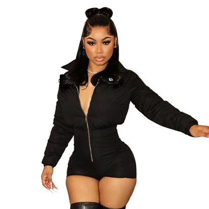 Women's Holiday Streetwear Solid Color Full Length Jumpsuits