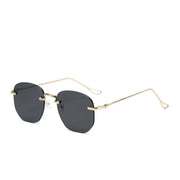 Gold Frame Gray Piece C4