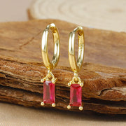 Y20278-golden Red Diamond 1 Pair