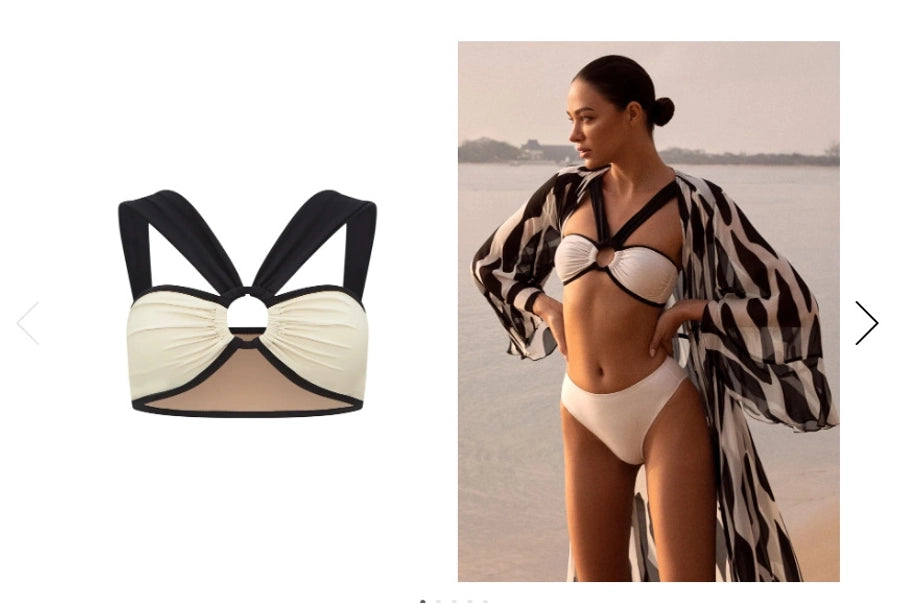 Women's Multicolor 2 Pieces Set Bikinis Swimwear