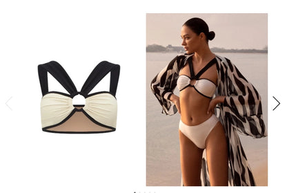 Women's Multicolor 2 Pieces Set Bikinis Swimwear