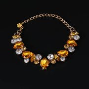 Yellow Full Diamond Necklace
