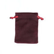 Dark Red Drawstring Bag